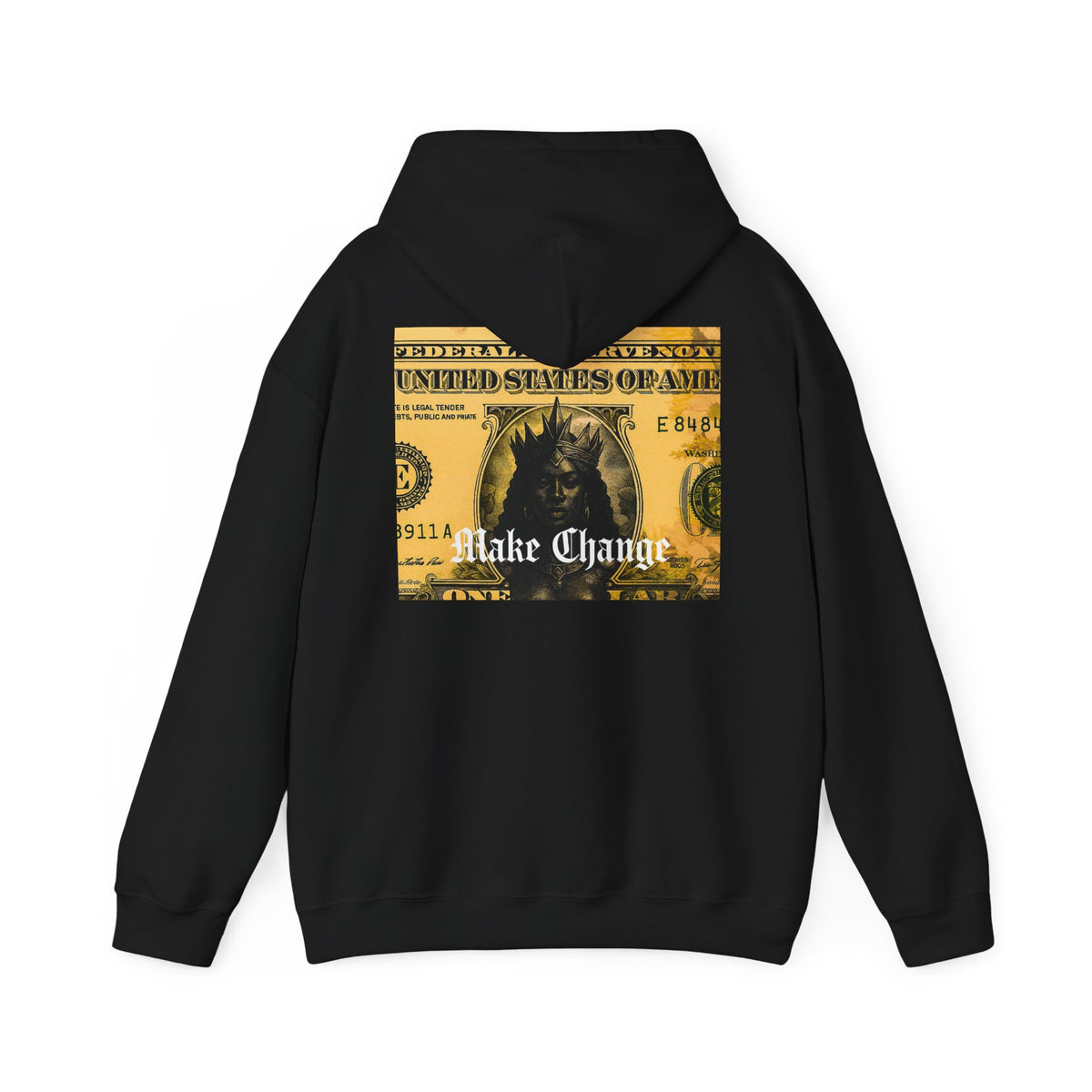 Money Change Hoodie — Graphic Dollar Bill 'Make Change' Streetwear Hoodie